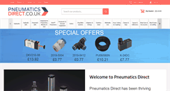 Desktop Screenshot of pneumaticsdirect.co.uk
